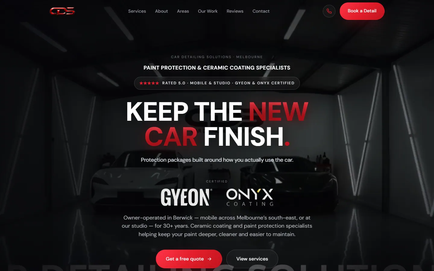 CDS Overspray Solutions website
