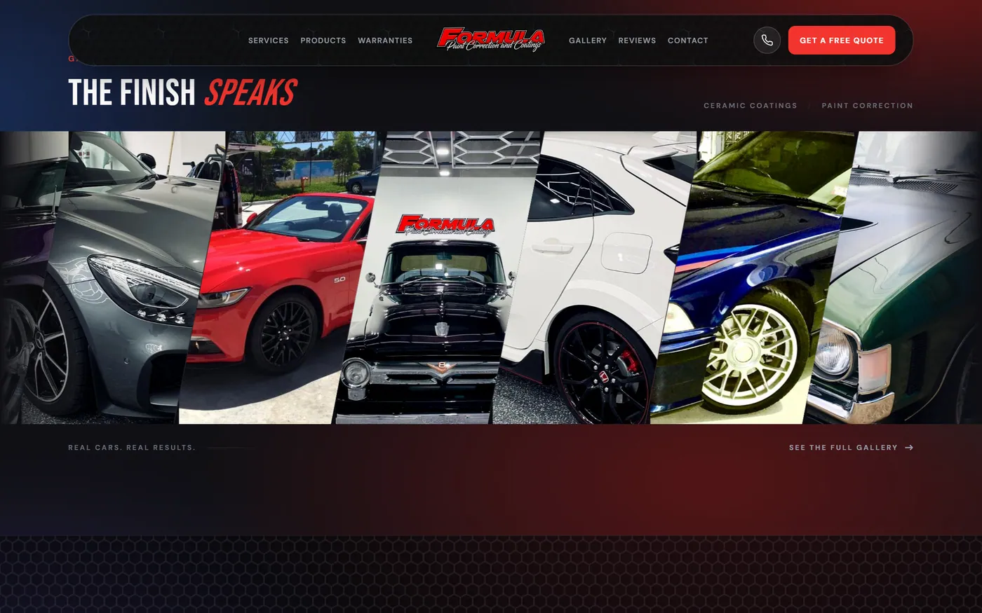 Formula Mobile Car Detailing, lower page