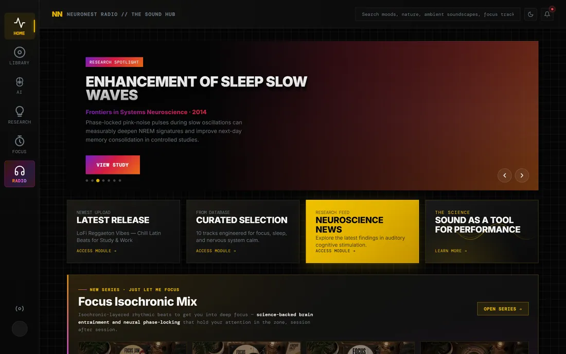 Neuronest website